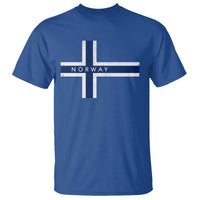 Norway Flag Cross T Shirt Vintage Distressed Norwegian Heritage Patriotic Scandinavian Graphic