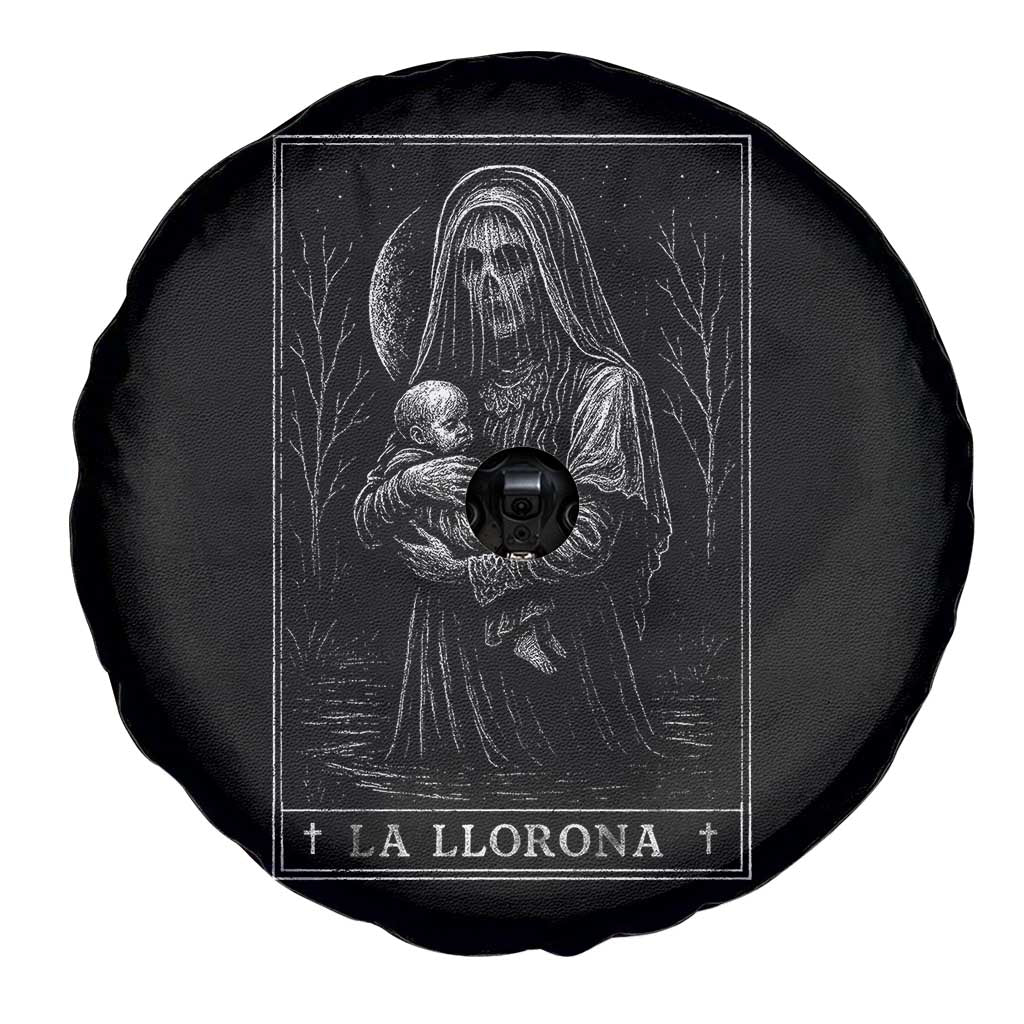 La Llorona Spare Tire Cover Tarot Card Horror Death Occult Mexican Folklore Halloween - Wonder Print Shop