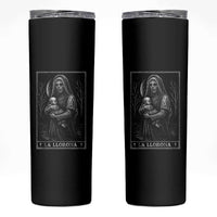 La Llorona Skinny Tumbler Tarot Card Horror Death Occult Mexican Folklore Halloween - Wonder Print Shop