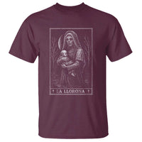 La Llorona T Shirt Tarot Card Horror Death Occult Mexican Folklore Halloween - Wonder Print Shop
