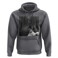 Cat Selfie With Wendigo Hoodie Horror Halloween Funny Cat Gifts