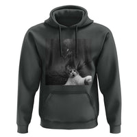 Cat Selfie With Wendigo Hoodie Horror Halloween Funny Cat Gifts
