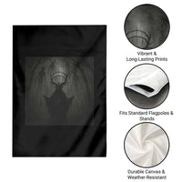 Wendigo Garden Flag Gothic Horror Forest Demon Cryptid Occult Dark Fantasy - Wonder Print Shop