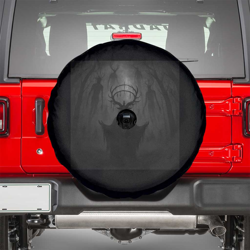 Wendigo Spare Tire Cover Gothic Horror Forest Demon Cryptid Occult Dark Fantasy - Wonder Print Shop
