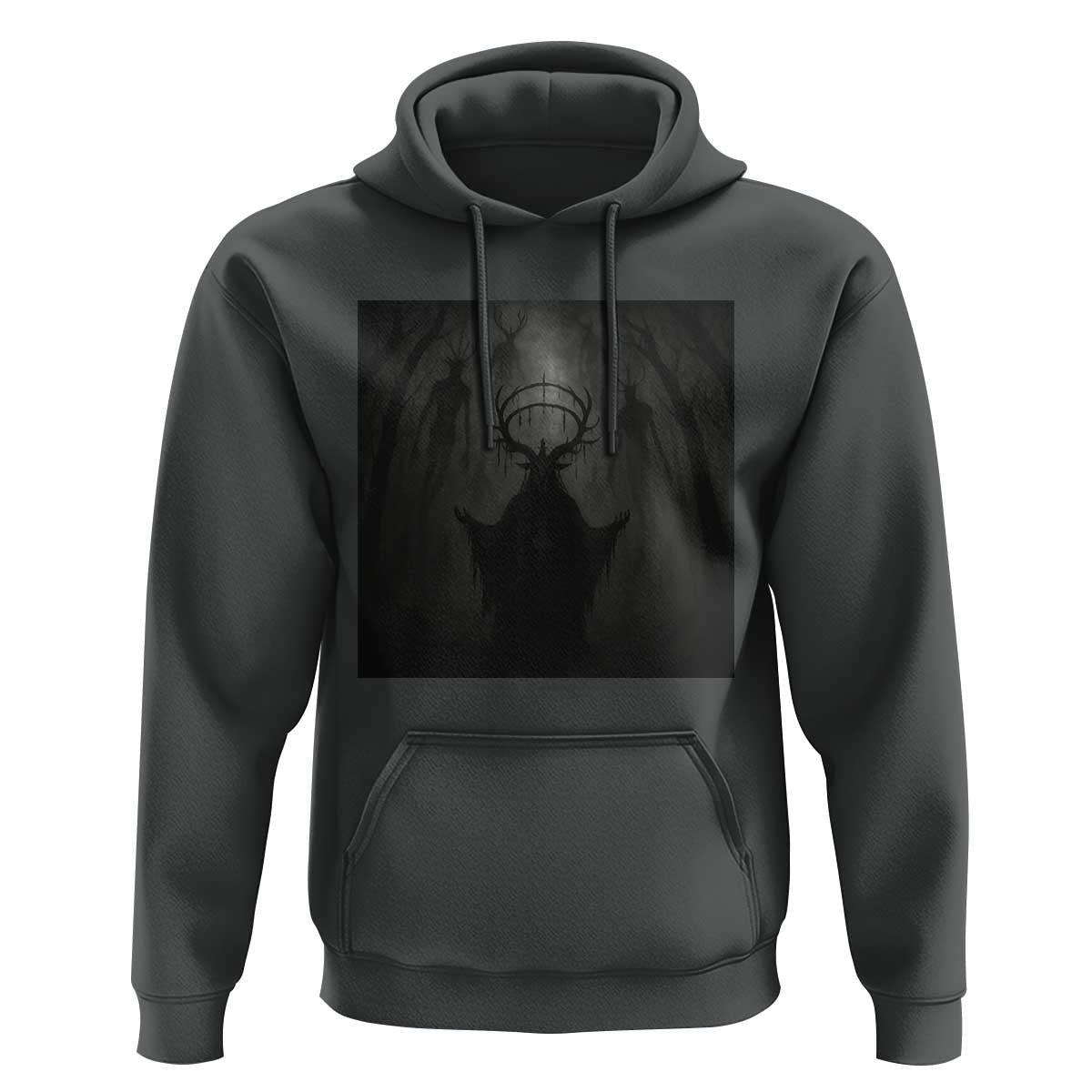 Wendigo Hoodie Gothic Horror Forest Demon Cryptid Occult Dark Fantasy - Wonder Print Shop
