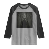 Wendigo Raglan Shirt Gothic Horror Forest Demon Cryptid Occult Dark Fantasy - Wonder Print Shop