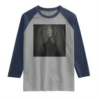Wendigo Raglan Shirt Gothic Horror Forest Demon Cryptid Occult Dark Fantasy - Wonder Print Shop