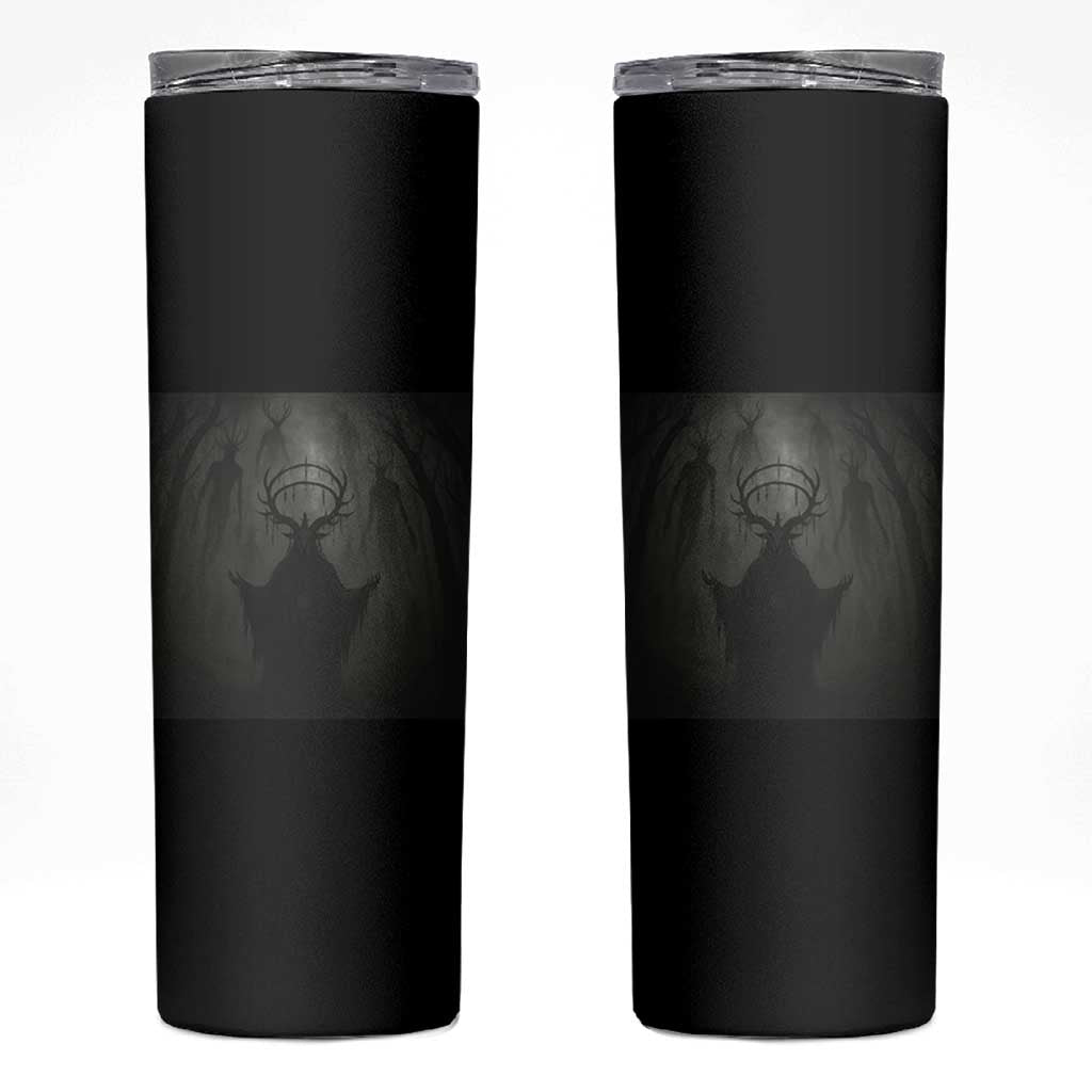 Wendigo Skinny Tumbler Gothic Horror Forest Demon Cryptid Occult Dark Fantasy - Wonder Print Shop