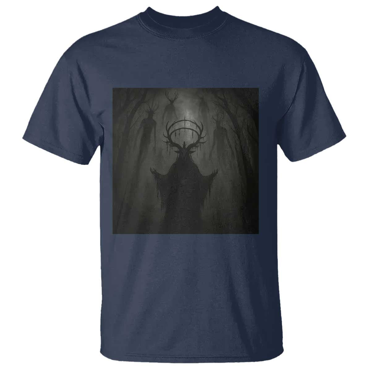 Wendigo T Shirt Gothic Horror Forest Demon Cryptid Occult Dark Fantasy - Wonder Print Shop