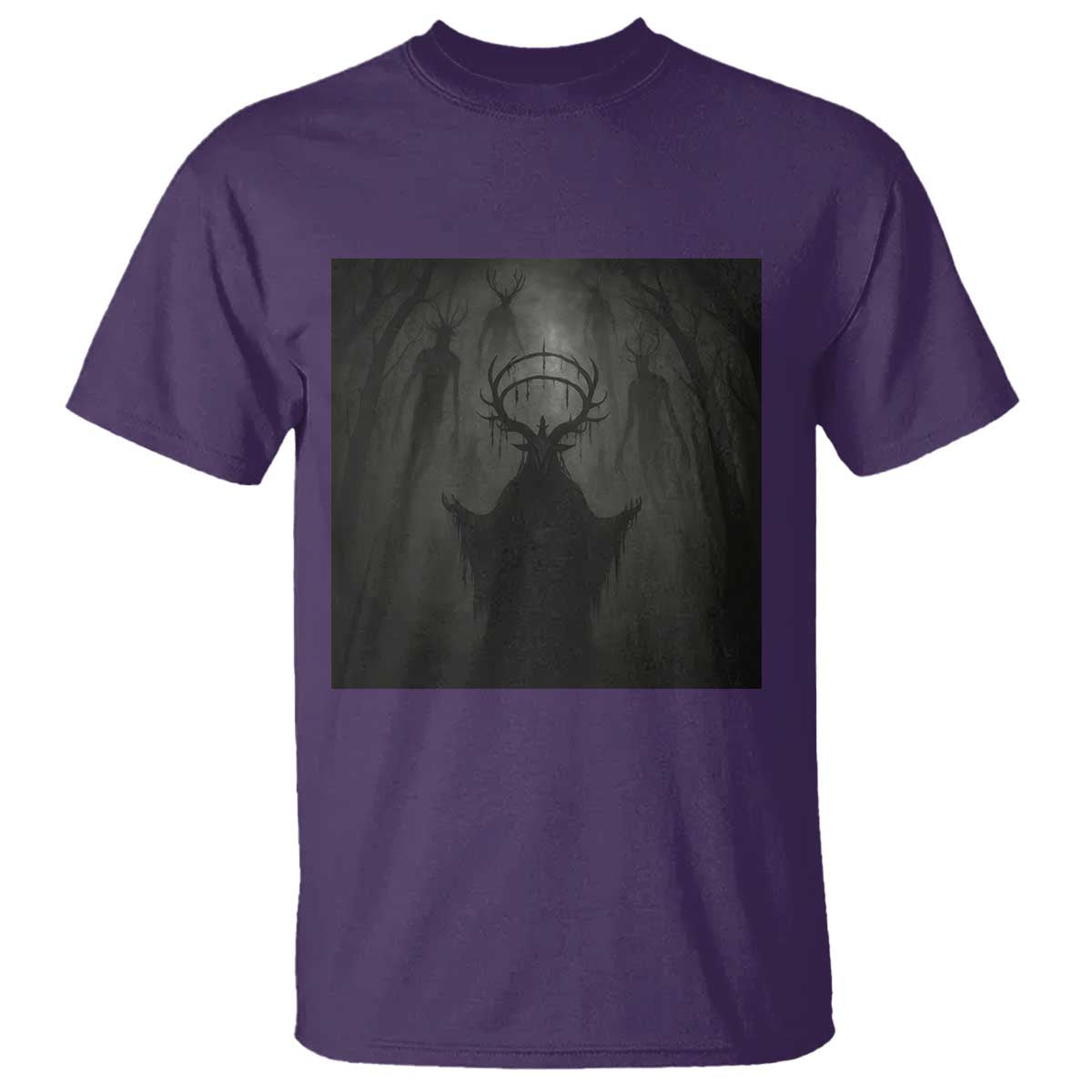 Wendigo T Shirt Gothic Horror Forest Demon Cryptid Occult Dark Fantasy - Wonder Print Shop