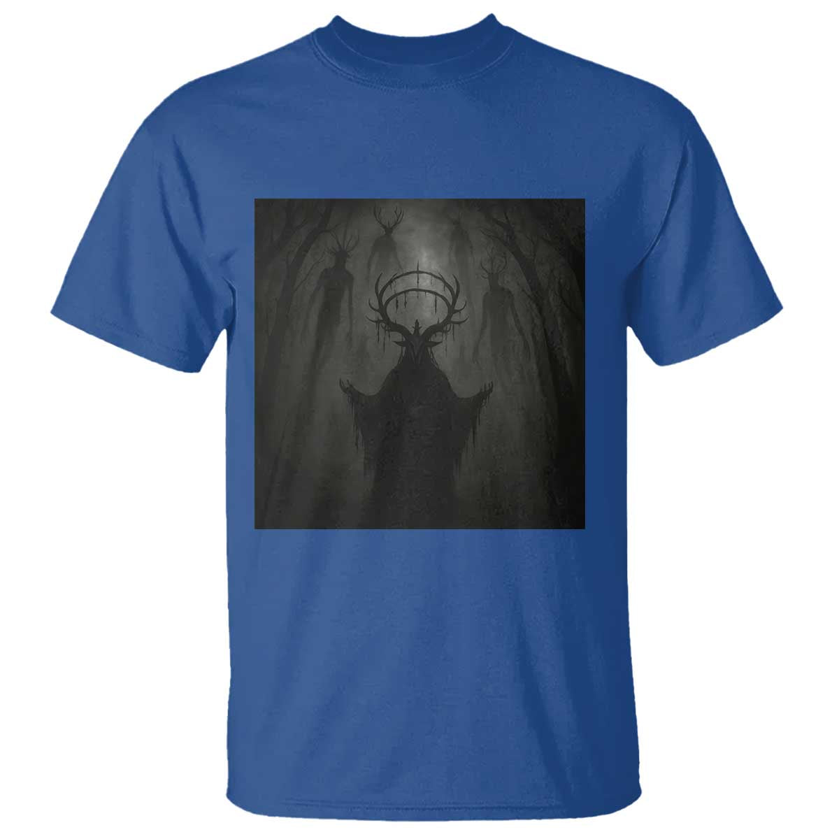 Wendigo T Shirt Gothic Horror Forest Demon Cryptid Occult Dark Fantasy - Wonder Print Shop