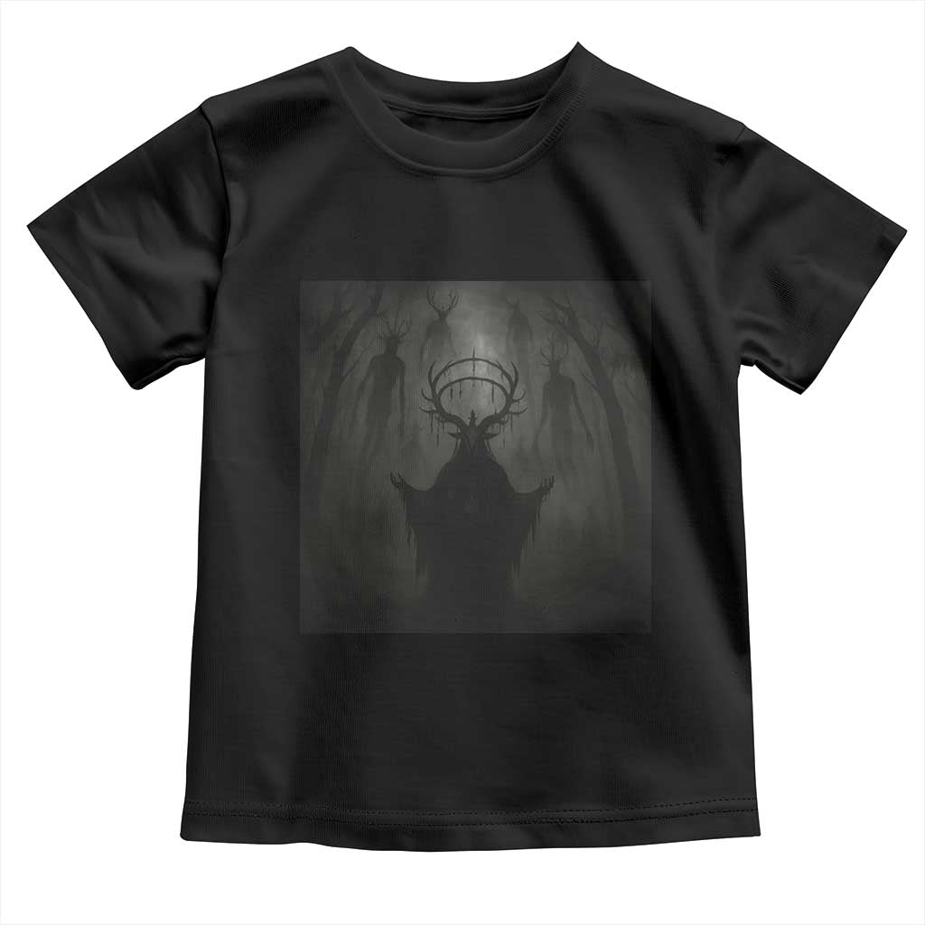 Wendigo Toddler T Shirt Gothic Horror Forest Demon Cryptid Occult Dark Fantasy - Wonder Print Shop