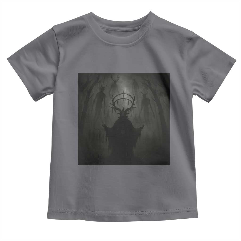 Wendigo Toddler T Shirt Gothic Horror Forest Demon Cryptid Occult Dark Fantasy - Wonder Print Shop