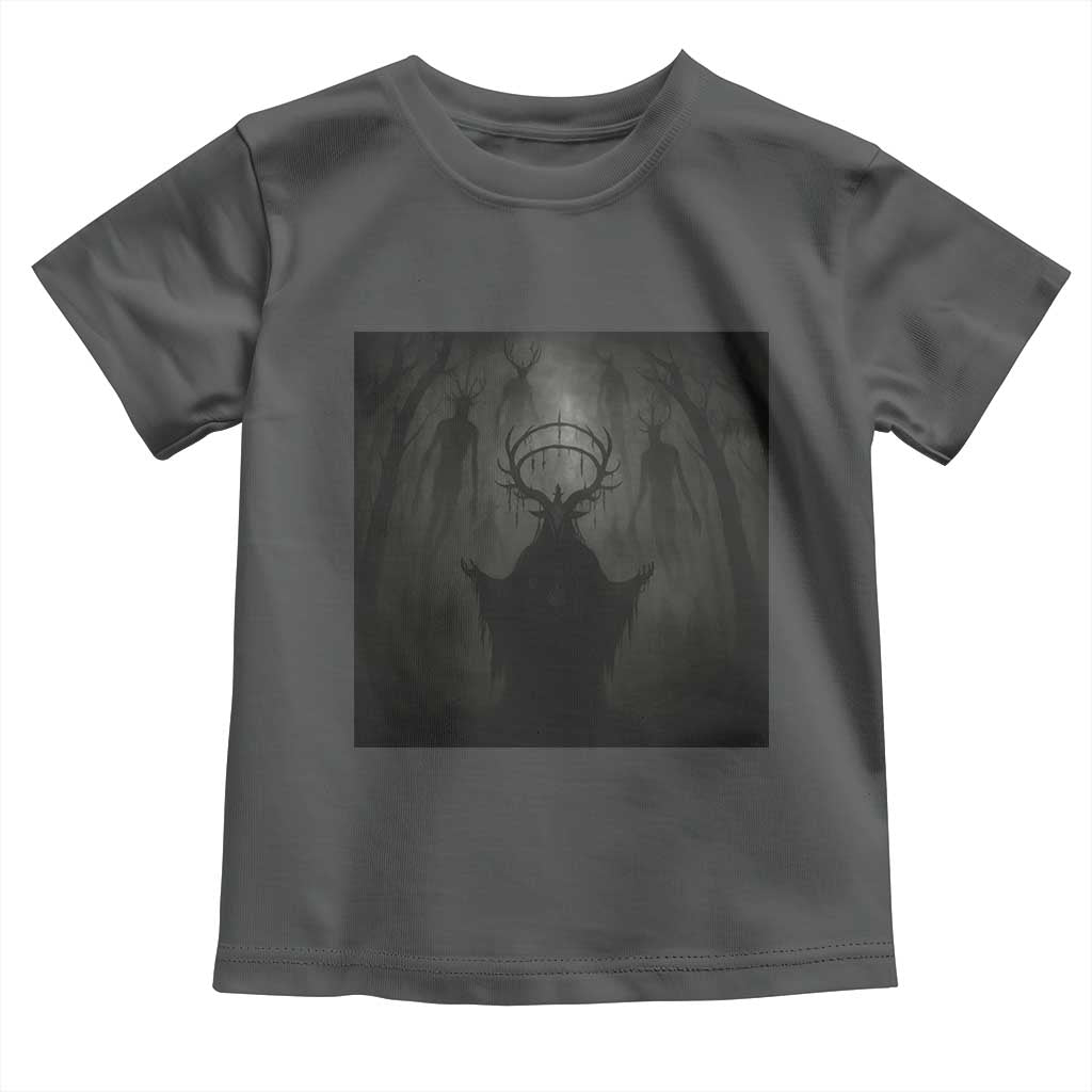 Wendigo Toddler T Shirt Gothic Horror Forest Demon Cryptid Occult Dark Fantasy - Wonder Print Shop