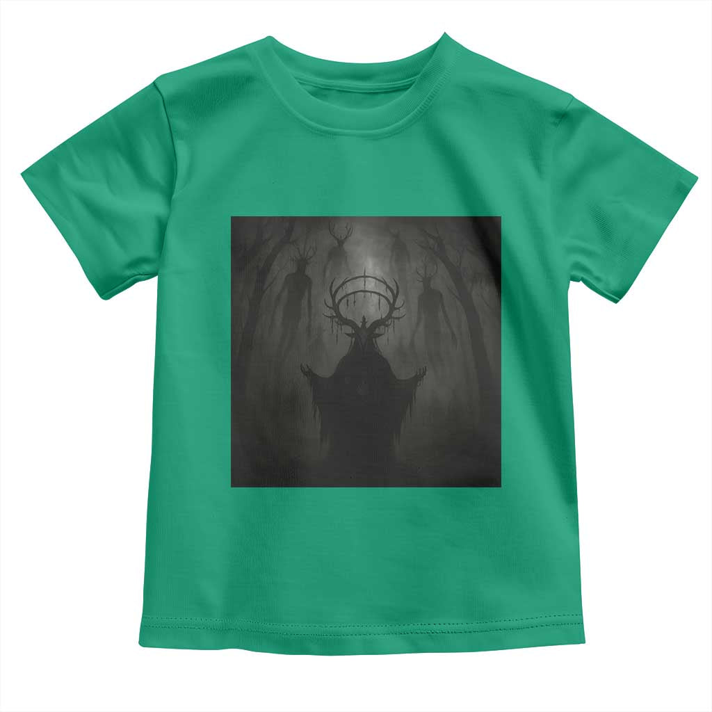 Wendigo Toddler T Shirt Gothic Horror Forest Demon Cryptid Occult Dark Fantasy - Wonder Print Shop