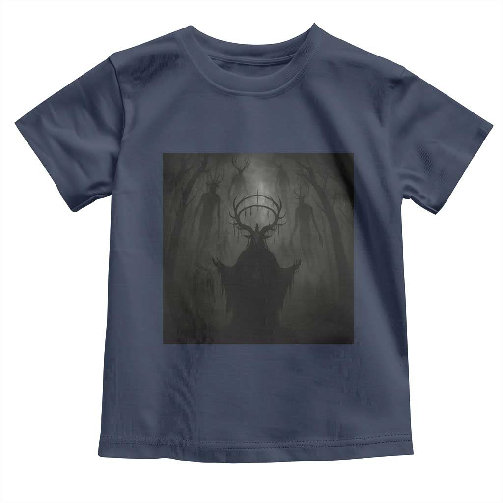 Wendigo Toddler T Shirt Gothic Horror Forest Demon Cryptid Occult Dark Fantasy - Wonder Print Shop