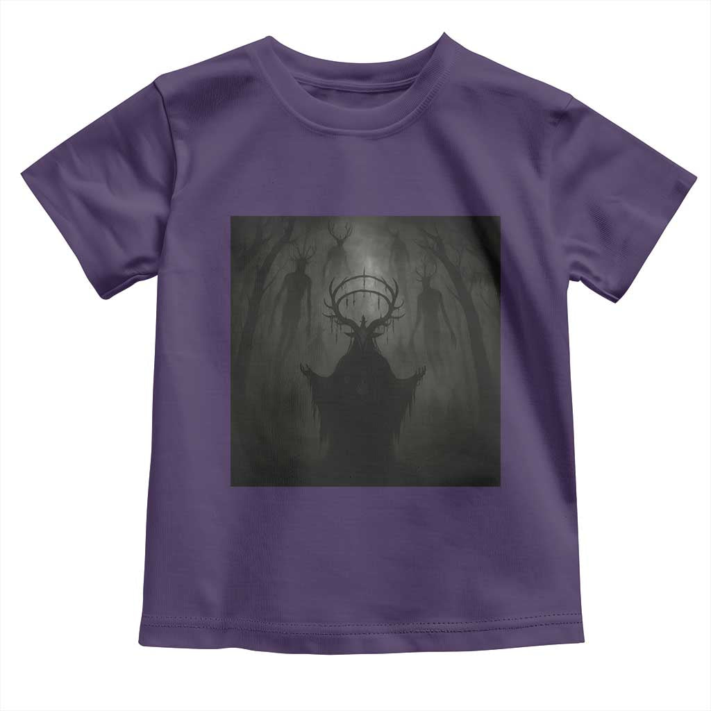 Wendigo Toddler T Shirt Gothic Horror Forest Demon Cryptid Occult Dark Fantasy - Wonder Print Shop