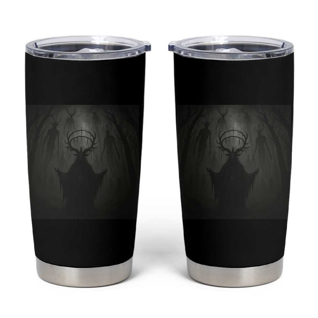 Wendigo Tumbler Cup Gothic Horror Forest Demon Cryptid Occult Dark Fantasy - Wonder Print Shop