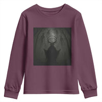 Wendigo Youth Sweatshirt Gothic Horror Forest Demon Cryptid Occult Dark Fantasy - Wonder Print Shop