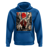 Samurai Wendigo Hoodie Japanese Vintage Graphic Ukiyo-e Art Funny Dark Fantasy - Wonder Print Shop
