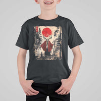 Samurai Wendigo T Shirt For Kid Japanese Vintage Graphic Ukiyo-e Art Funny Dark Fantasy - Wonder Print Shop