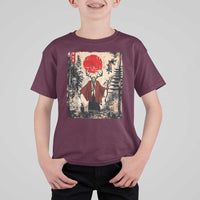 Samurai Wendigo T Shirt For Kid Japanese Vintage Graphic Ukiyo-e Art Funny Dark Fantasy - Wonder Print Shop