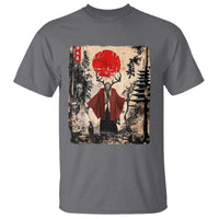 Samurai Wendigo T Shirt Japanese Vintage Graphic Ukiyo-e Art Funny Dark Fantasy - Wonder Print Shop