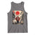 Samurai Wendigo Tank Top Japanese Vintage Graphic Ukiyo-e Art Funny Dark Fantasy - Wonder Print Shop