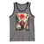 Samurai Wendigo Tank Top Japanese Vintage Graphic Ukiyo-e Art Funny Dark Fantasy - Wonder Print Shop