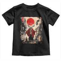 Samurai Wendigo Toddler T Shirt Japanese Vintage Graphic Ukiyo-e Art Funny Dark Fantasy - Wonder Print Shop