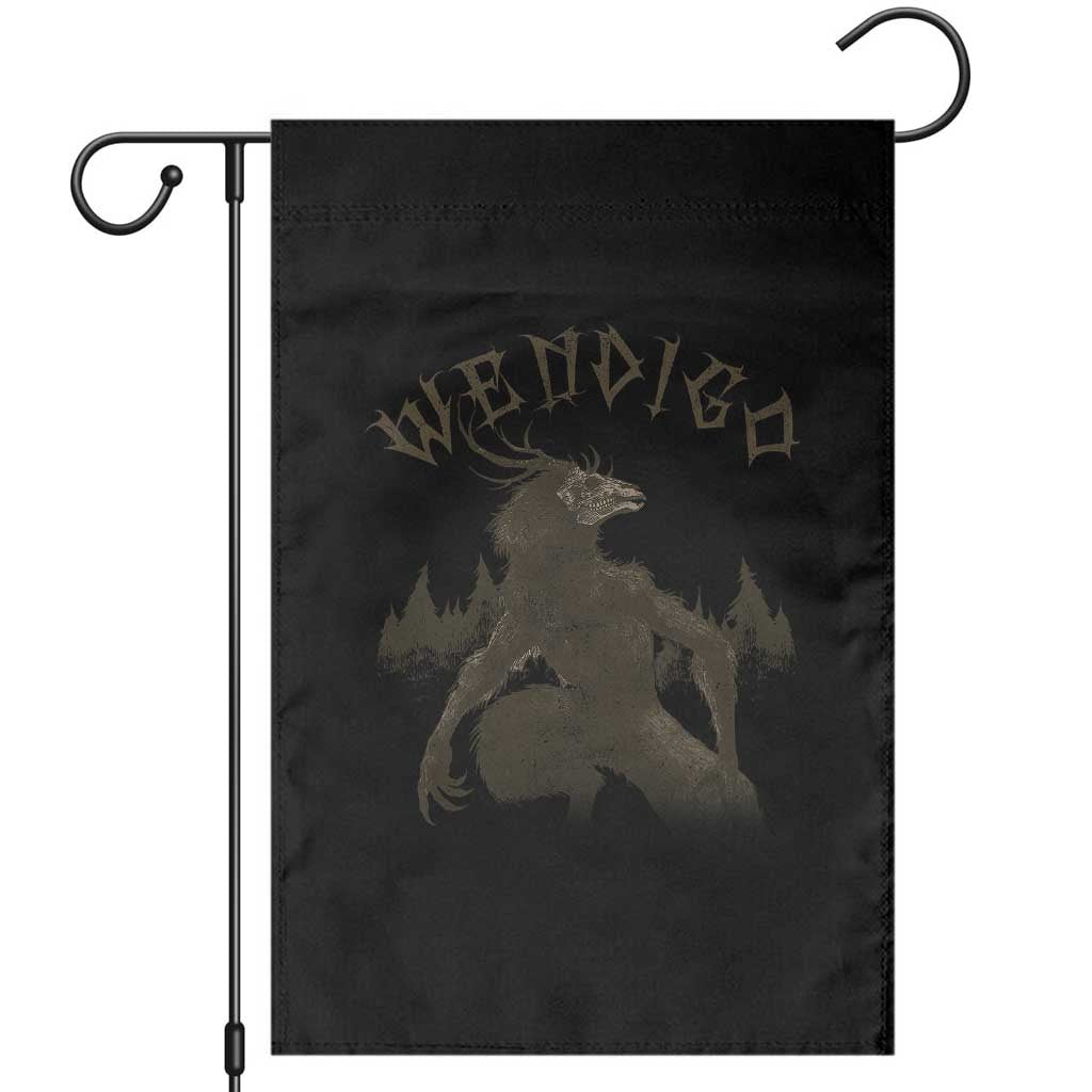 Wendigo Garden Flag Horror Cryptid Occult Dark Fantasy - Wonder Print Shop