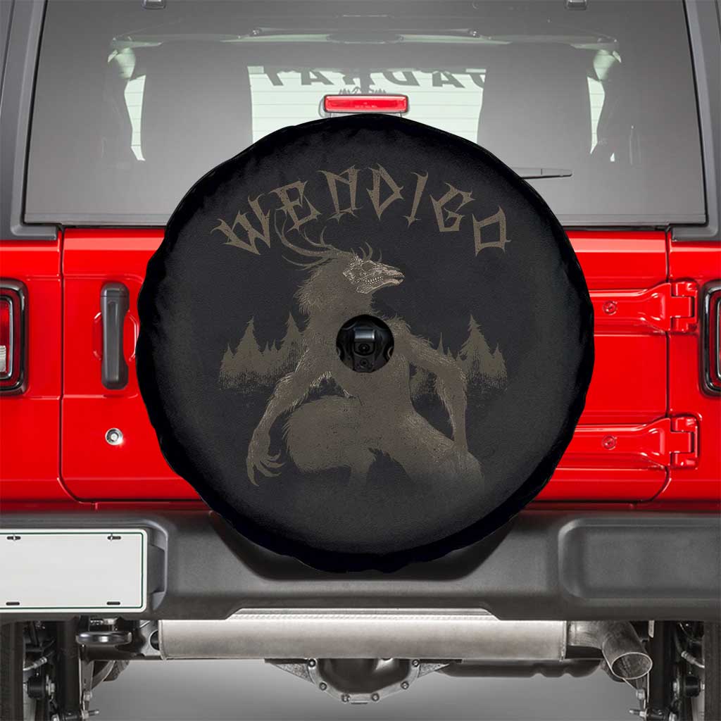 Wendigo Spare Tire Cover Horror Cryptid Occult Dark Fantasy - Wonder Print Shop