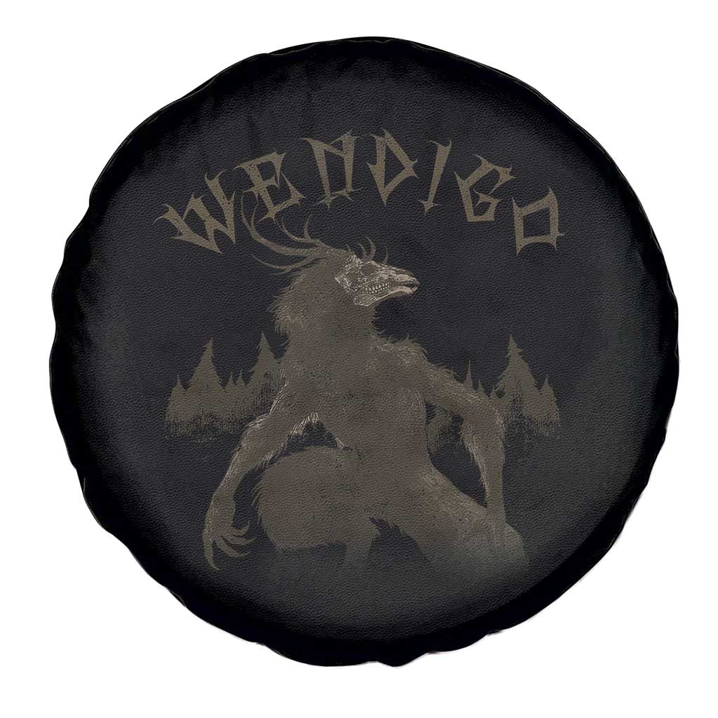 Wendigo Spare Tire Cover Horror Cryptid Occult Dark Fantasy - Wonder Print Shop