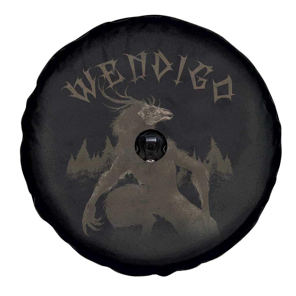 Wendigo Spare Tire Cover Horror Cryptid Occult Dark Fantasy - Wonder Print Shop