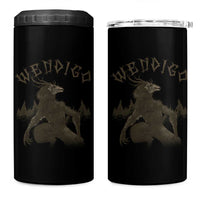 Wendigo 4 in 1 Can Cooler Tumbler Horror Cryptid Occult Dark Fantasy - Wonder Print Shop