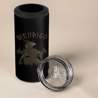 Wendigo 4 in 1 Can Cooler Tumbler Horror Cryptid Occult Dark Fantasy - Wonder Print Shop
