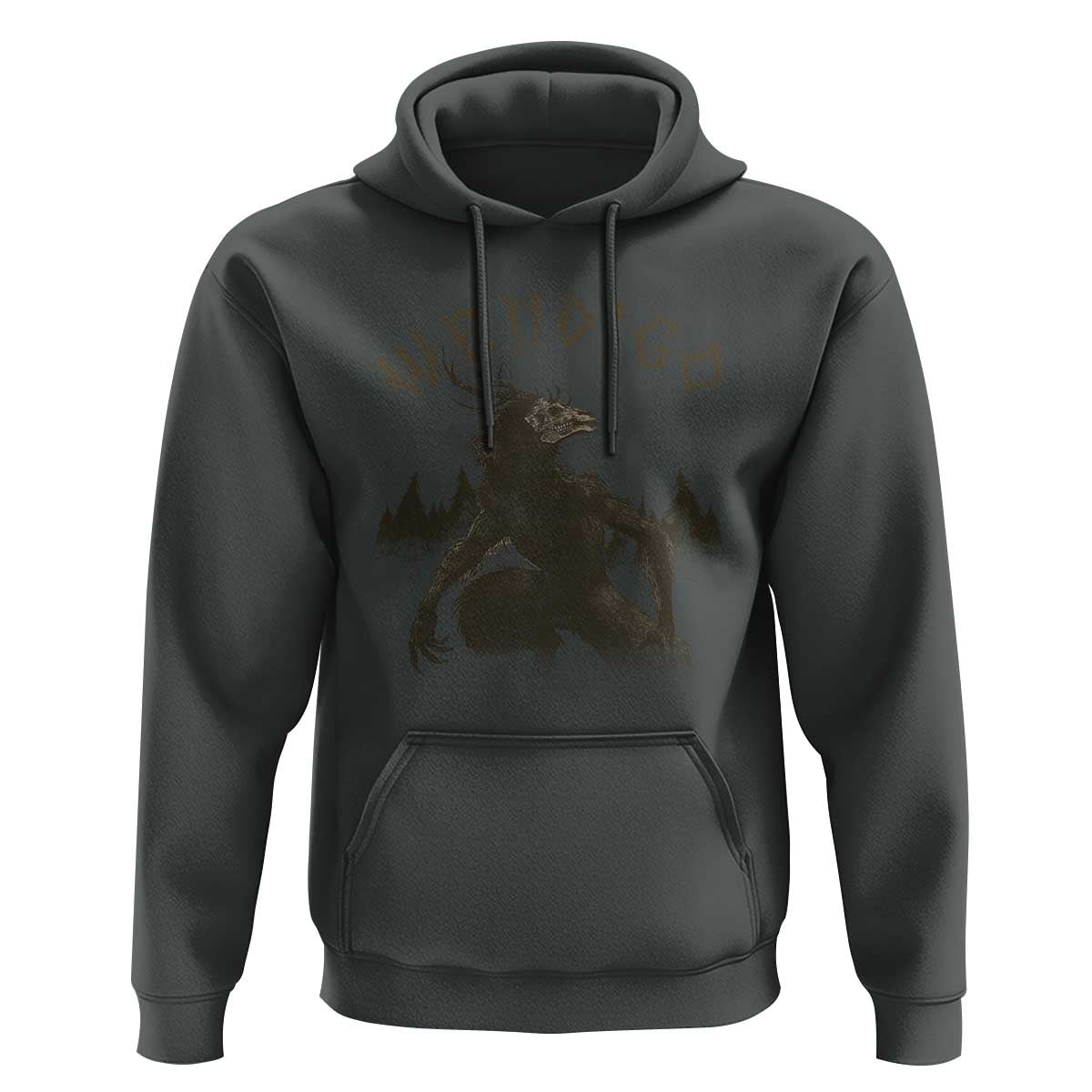 Wendigo Hoodie Horror Cryptid Occult Dark Fantasy - Wonder Print Shop