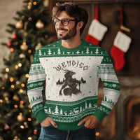 Wendigo Ugly Christmas Sweater Horror Cryptid Occult Dark Fantasy TS10