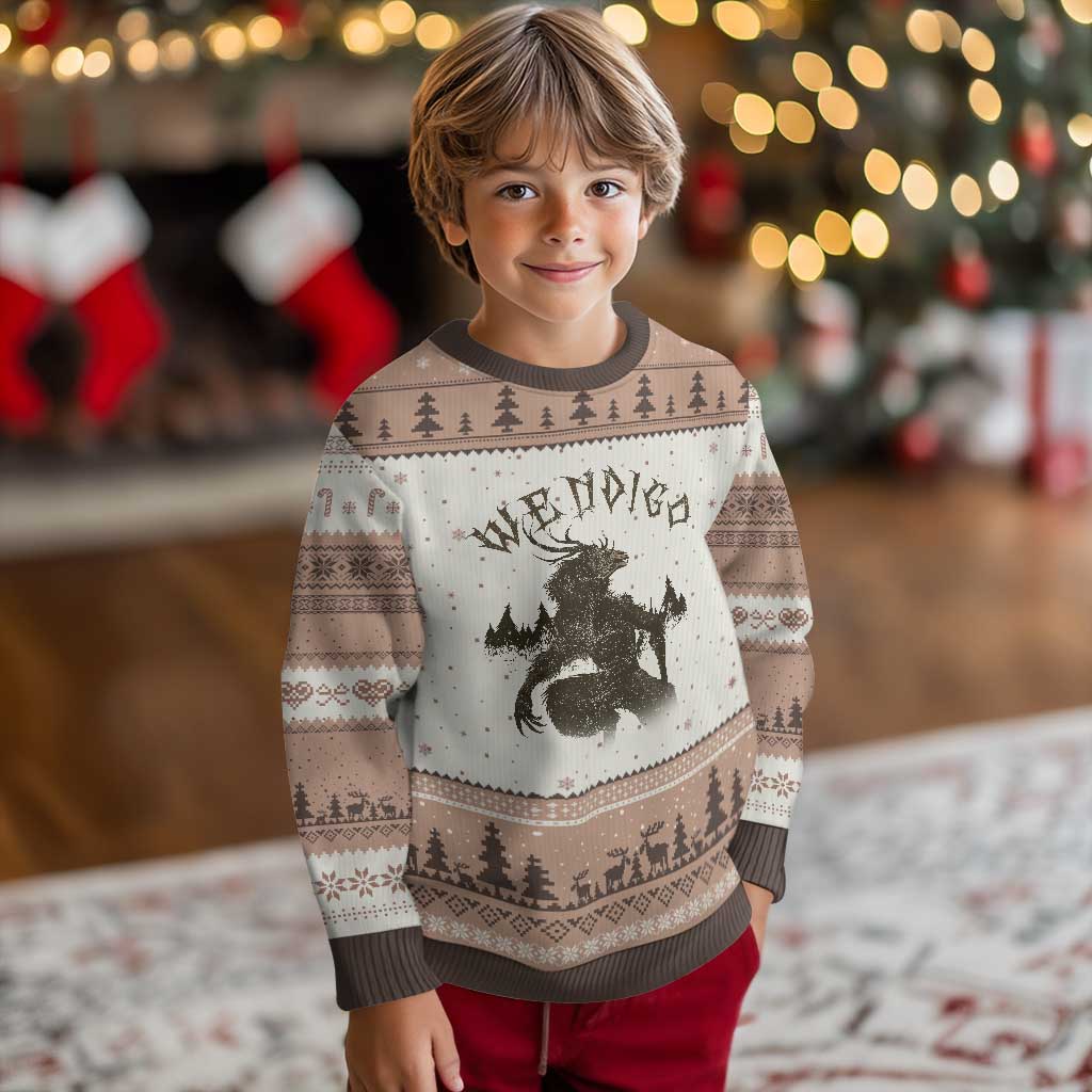 Wendigo Ugly Christmas Sweater Horror Cryptid Occult Dark Fantasy TS10
