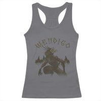 Wendigo Racerback Tank Top Horror Cryptid Occult Dark Fantasy - Wonder Print Shop