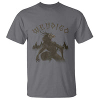 Wendigo T Shirt Horror Cryptid Occult Dark Fantasy - Wonder Print Shop