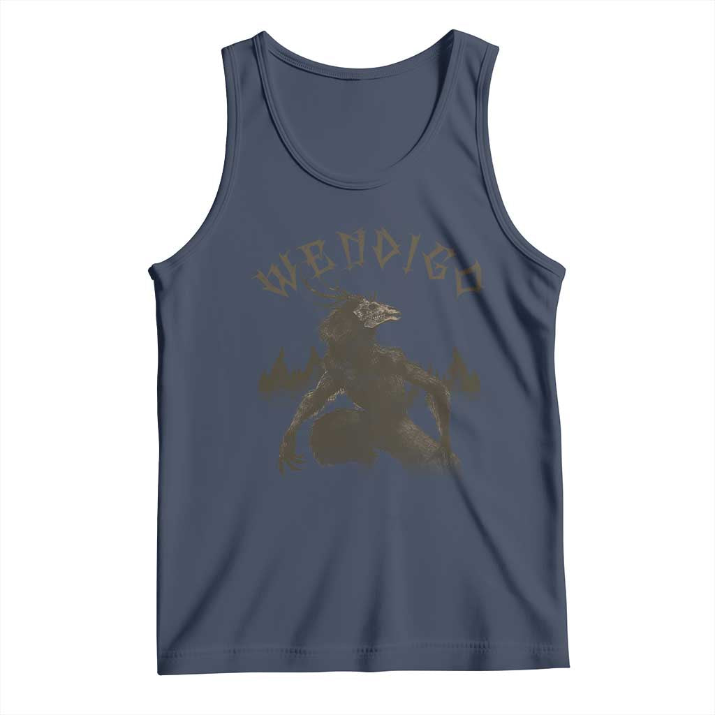 Wendigo Tank Top Horror Cryptid Occult Dark Fantasy - Wonder Print Shop