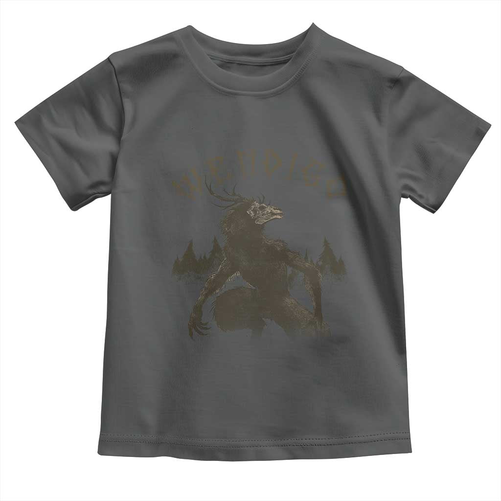 Wendigo Toddler T Shirt Horror Cryptid Occult Dark Fantasy - Wonder Print Shop