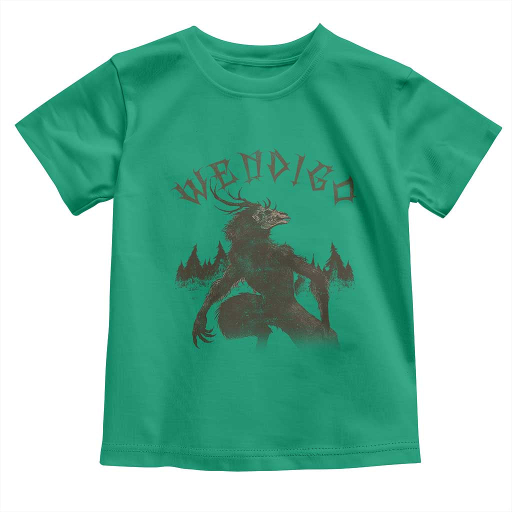 Wendigo Toddler T Shirt Horror Cryptid Occult Dark Fantasy - Wonder Print Shop