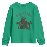 Wendigo Youth Sweatshirt Horror Cryptid Occult Dark Fantasy - Wonder Print Shop