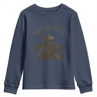 Wendigo Youth Sweatshirt Horror Cryptid Occult Dark Fantasy - Wonder Print Shop