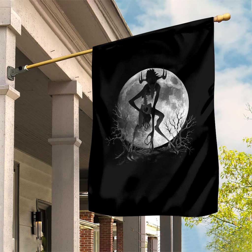 Wendigo Garden Flag Cryptid Horror Moon Mythical Creature Halloween - Wonder Print Shop