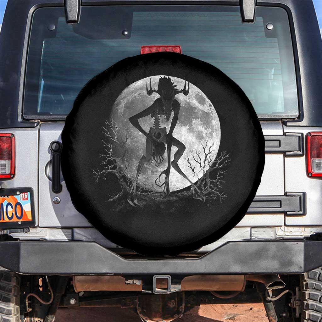 Wendigo Spare Tire Cover Cryptid Horror Moon Mythical Creature Halloween - Wonder Print Shop