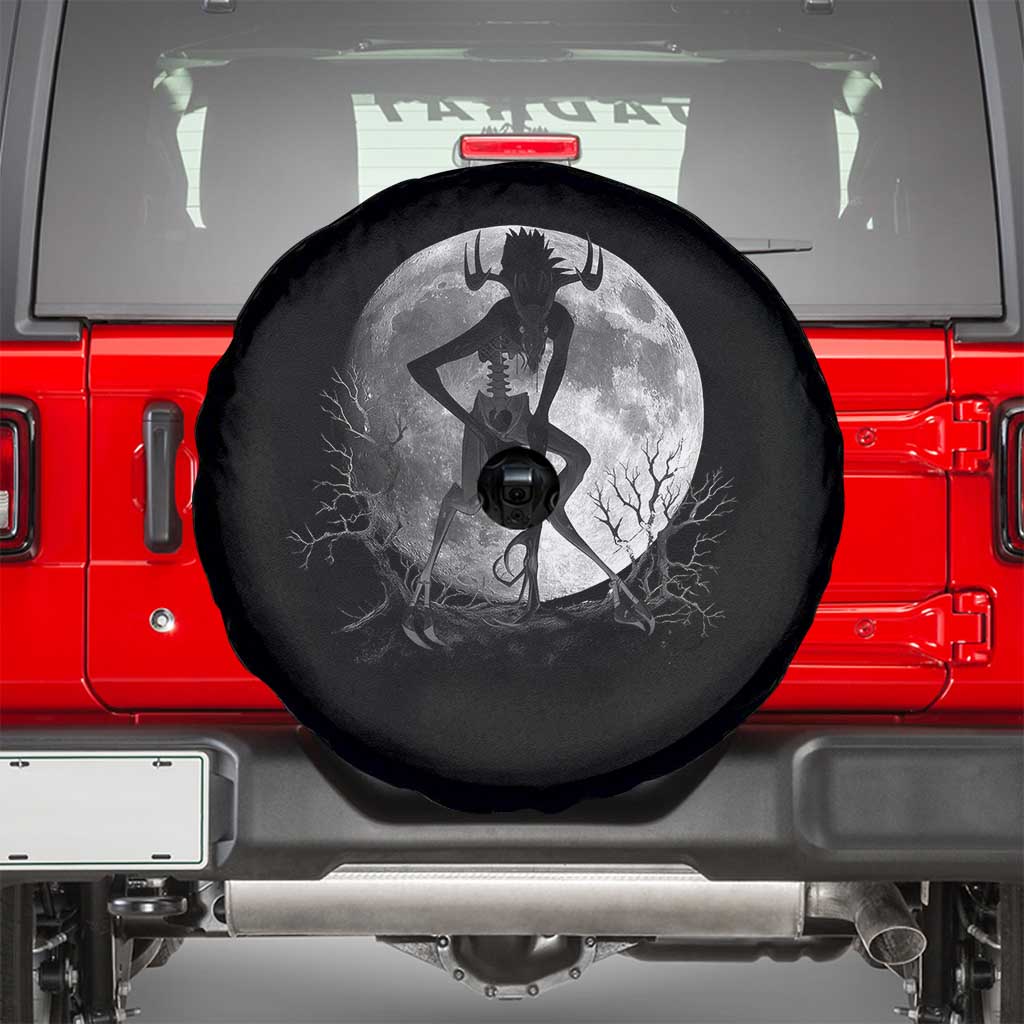 Wendigo Spare Tire Cover Cryptid Horror Moon Mythical Creature Halloween - Wonder Print Shop