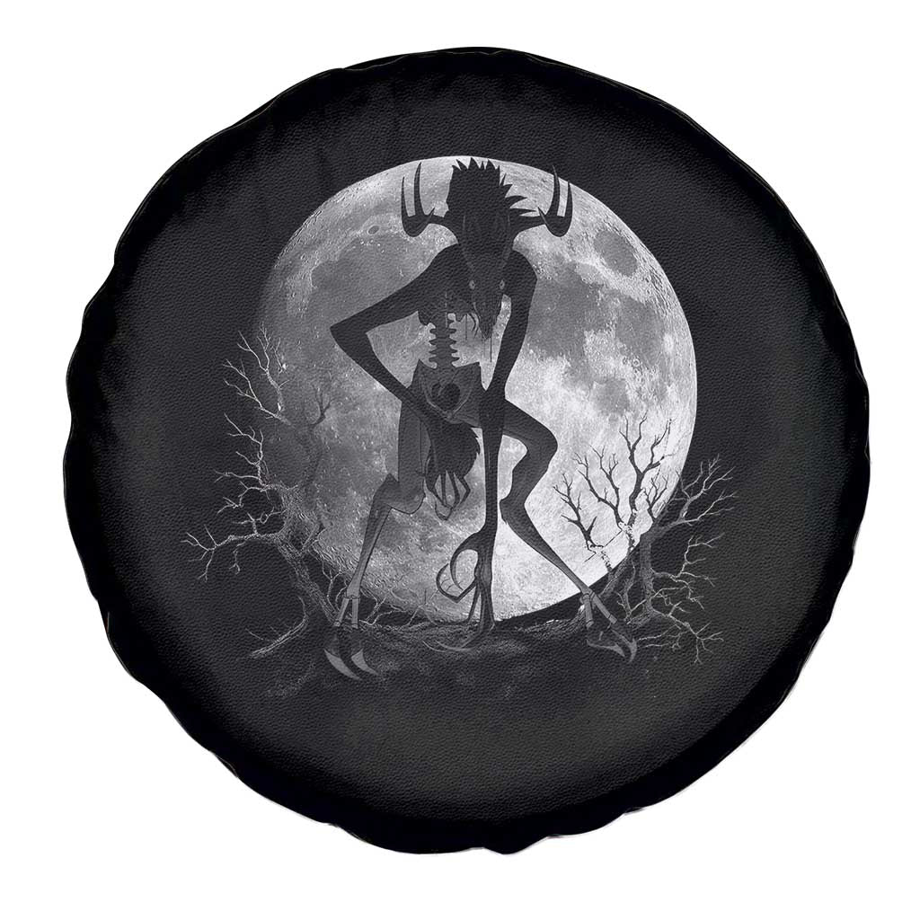 Wendigo Spare Tire Cover Cryptid Horror Moon Mythical Creature Halloween - Wonder Print Shop